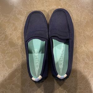 Rothy's- The Driver in midnight blue, used condition size 6.5